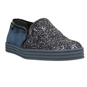 Hogan Rebel R141 Suede Slip On Sneakers Size 39 EU